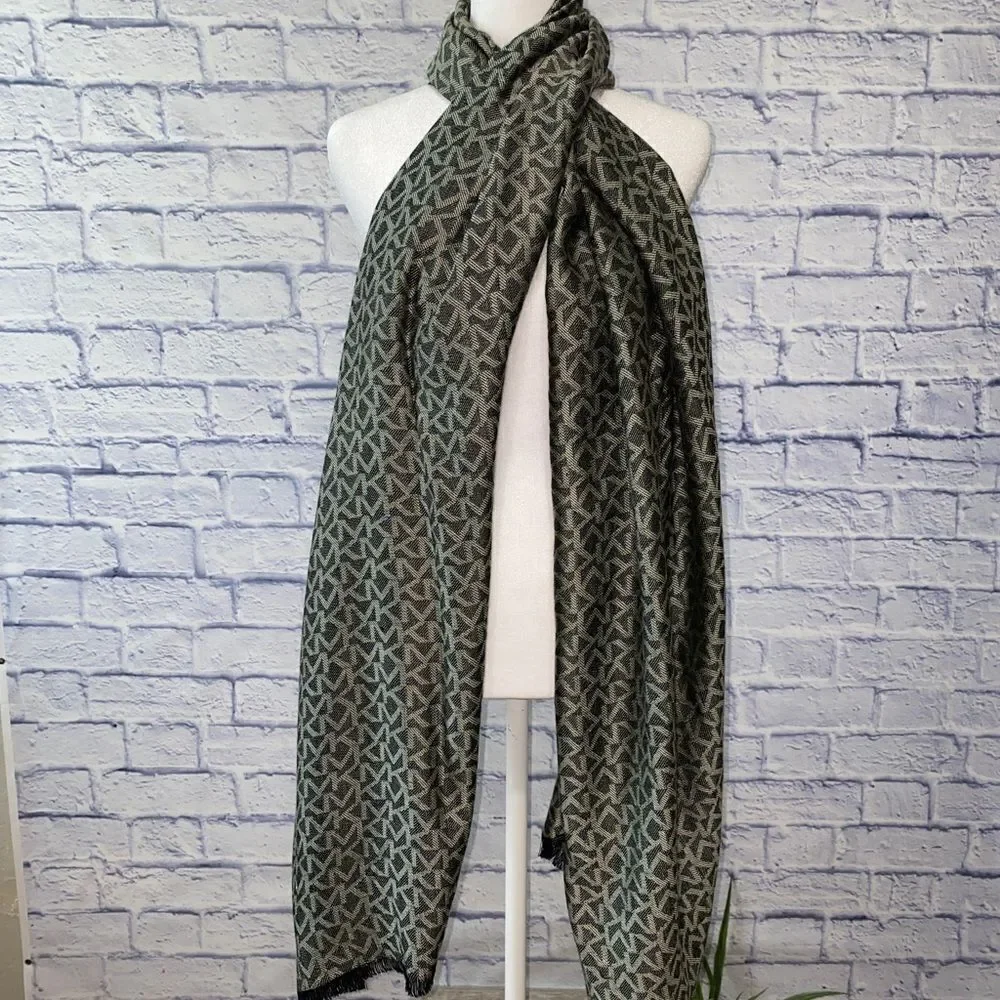 Michael Kors scarf raw hem